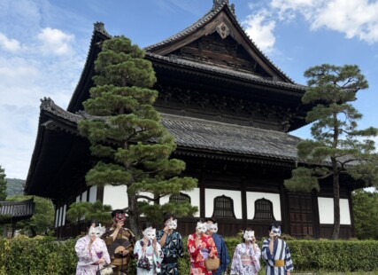 浴衣で祇園おさんぽコンパ🎐 建仁寺散策＆涼しい貸切カフェで深まる京都の夏恋サムネイル